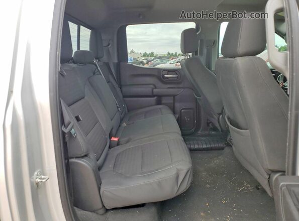 3GCPWCED8MG126358 2021 CHEVROLET SILVERADO Silver Rear seats view