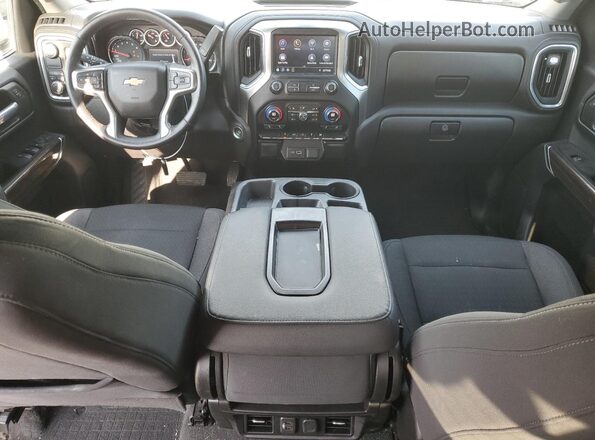 3GCPWCED8MG242238 2021 CHEVROLET SILVERADO White Widok deski rozdzielczej