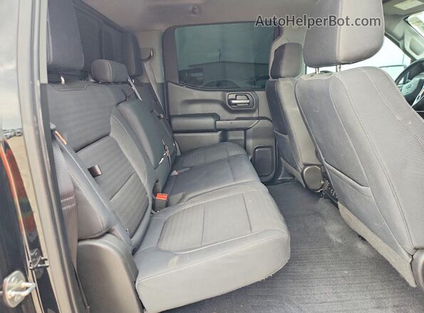 3GCPWCED9KG168308 2019 CHEVROLET SILVERADO Black Rear seats view