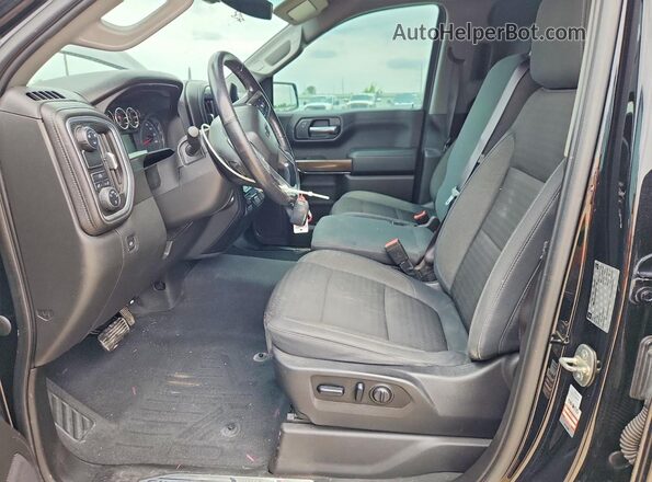 3GCPWCED9KG168308 2019 CHEVROLET SILVERADO Black Front interior view