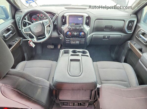 3GCPWCED9KG168308 2019 CHEVROLET SILVERADO Black Dashboard view