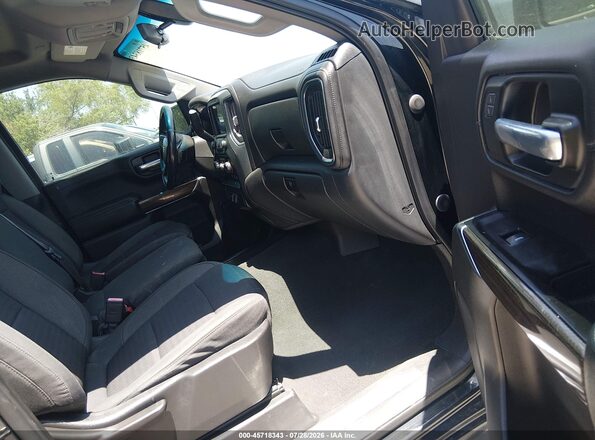 3GCPWCED9LG260598 2020 CHEVROLET SILVERADO Black Widok wnętrza z przodu