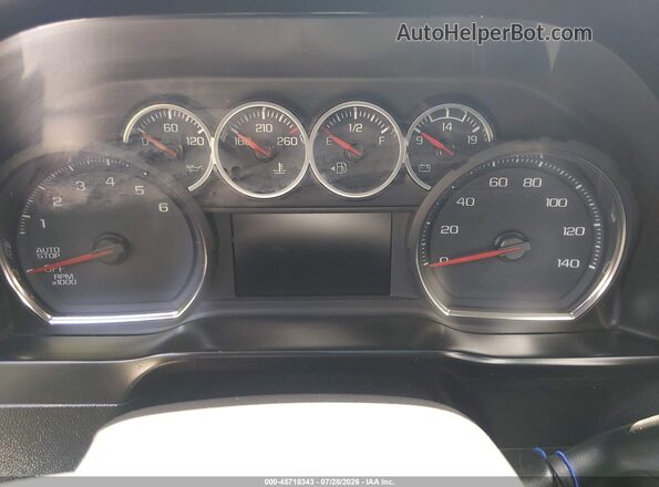 3GCPWCED9LG260598 2020 CHEVROLET SILVERADO Black Widok tylnych siedzeń