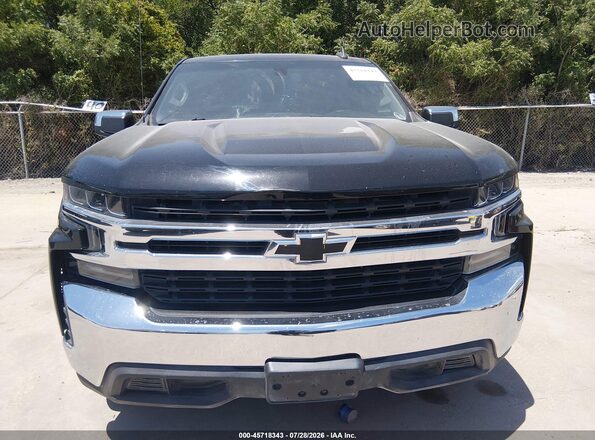 3GCPWCED9LG260598 2020 CHEVROLET SILVERADO Black Widok deski rozdzielczej