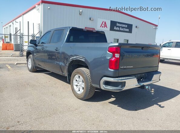 3GCPWCEK1KG196781 2019 CHEVROLET SILVERADO Blue Rear left