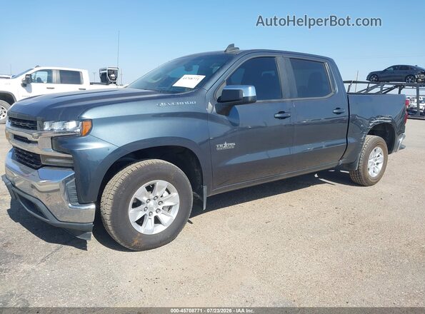 3GCPWCEK1KG196781 2019 CHEVROLET SILVERADO Blue Front left