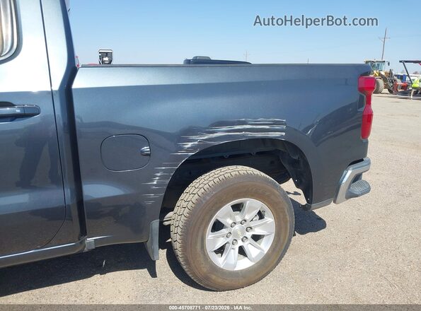 3GCPWCEK1KG196781 2019 CHEVROLET SILVERADO Blue Front view