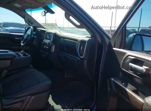 3GCPWCEK1KG196781 2019 CHEVROLET SILVERADO Blue Front interior view