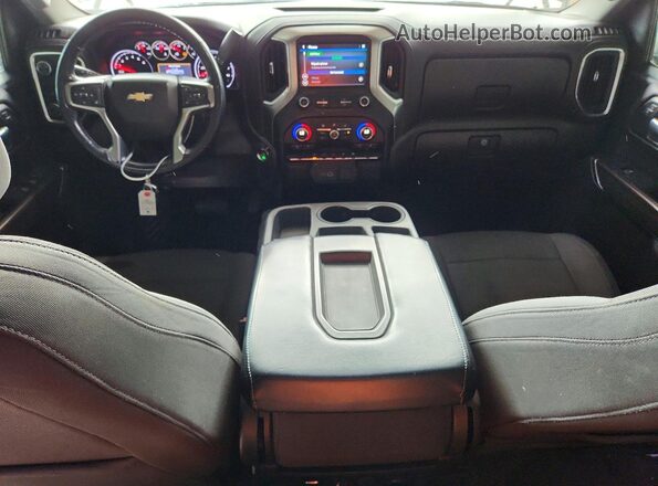 3GCPWCEK7KG235275 2019 CHEVROLET SILVERADO White Dashboard view