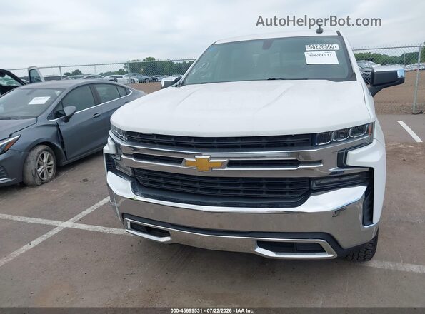 3GCPWCEK9KG118216 2019 CHEVROLET SILVERADO White Вид щитка приладів