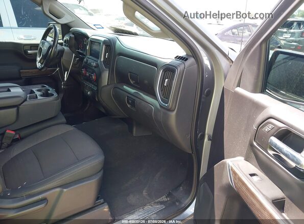 3GCPWCEKXLG162078 2020 CHEVROLET SILVERADO Серый Вид салона спереди