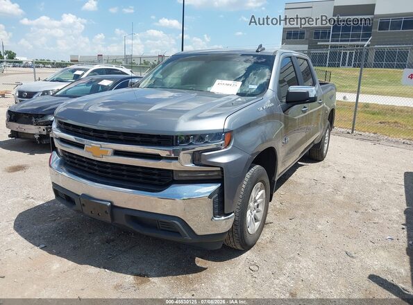 3GCPWCEKXLG162078 2020 CHEVROLET SILVERADO Серый Передняя левая четверть