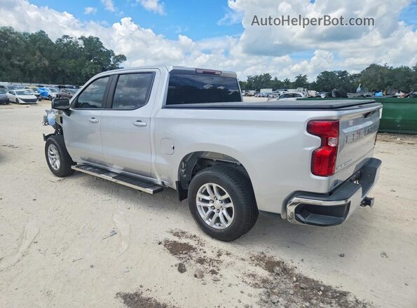 3GCPWCET8MG110555 2021 CHEVROLET SILVERADO Silver Trasero izquierdo