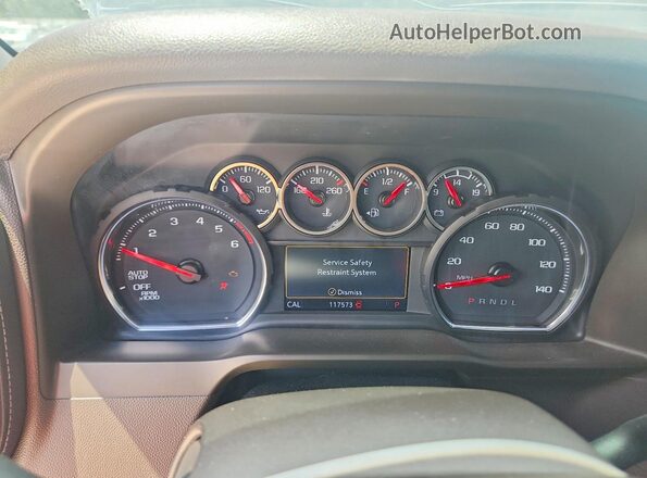 3GCPWCET8MG110555 2021 CHEVROLET SILVERADO Silver Vista del cuadro de instrumentos