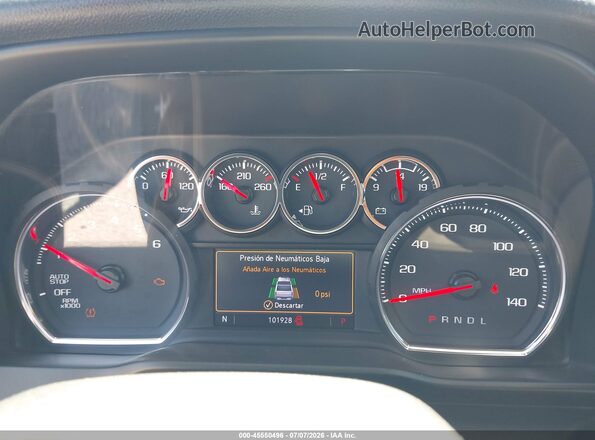 3GCPWDED8LG103201 2020 CHEVROLET SILVERADO Blue Widok tylnych siedzeń