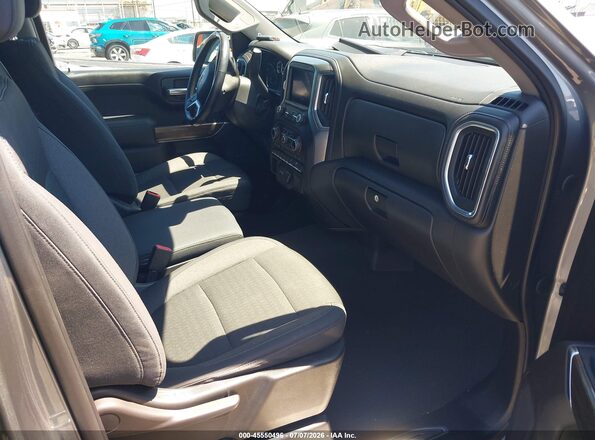 3GCPWDED8LG103201 2020 CHEVROLET SILVERADO Blue Widok wnętrza z przodu