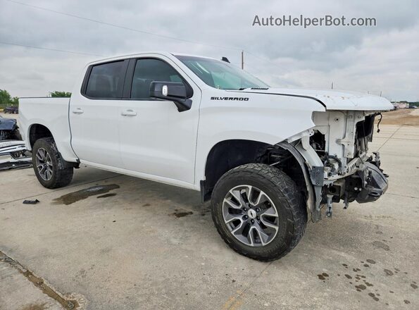 3GCPWDET0MG113441 2021 CHEVROLET SILVERADO Белый Передняя правая четверть