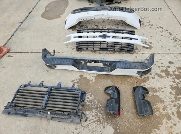 3GCPWDET0MG113441 2021 CHEVROLET SILVERADO Белый Вид наклейки с VIN-кодом