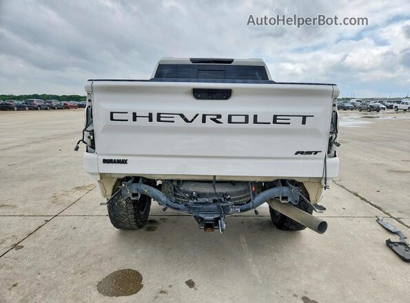 3GCPWDET0MG113441 2021 CHEVROLET SILVERADO Белый Вид сзади