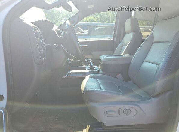 3GCPWEED6KG122950 2019 CHEVROLET SILVERADO White Widok wnętrza z przodu