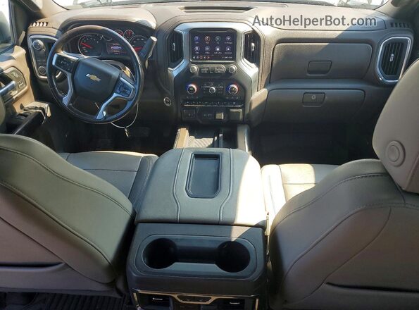 3GCPWEED6KG122950 2019 CHEVROLET SILVERADO White Widok deski rozdzielczej