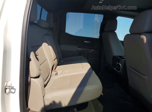 3GCPWEED6KG122950 2019 CHEVROLET SILVERADO White Widok tylnych siedzeń