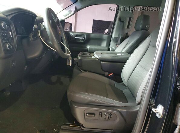 3GCPYAEK1LG133793 2020 CHEVROLET SILVERADO Black Front interior view