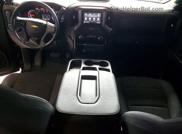 3GCPYAEK1LG133793 2020 CHEVROLET SILVERADO Black Dashboard view