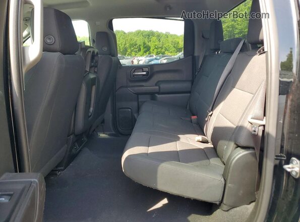 3GCPYBEHXKG307434 2019 CHEVROLET SILVERADO Black Widok tylnych siedzeń