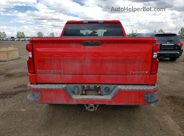 3GCPYBEK0NG185697 2022 CHEVROLET SILVERADO Red Հետևի տեսք