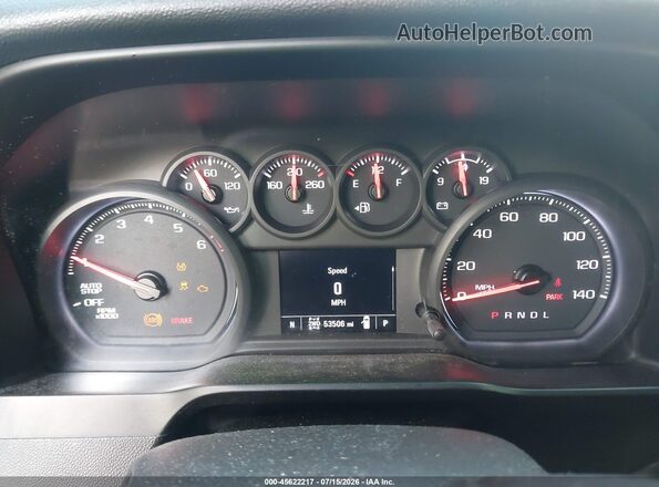 3GCPYBEK6LG372777 2020 CHEVROLET SILVERADO Black Widok tylnych siedzeń