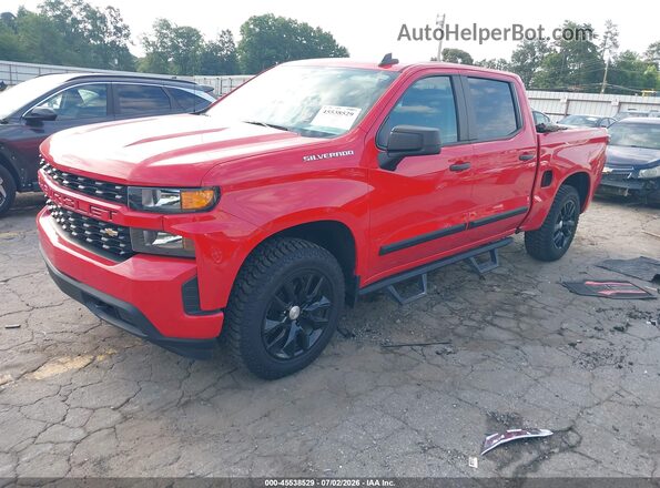3GCPYBEK9MG366635 2021 CHEVROLET SILVERADO Red Передня ліва чверть