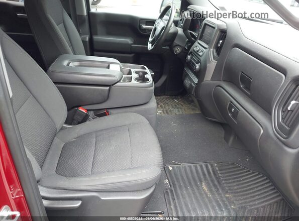 3GCPYBEKXMG274224 2021 CHEVROLET SILVERADO Красный Вид салона спереди