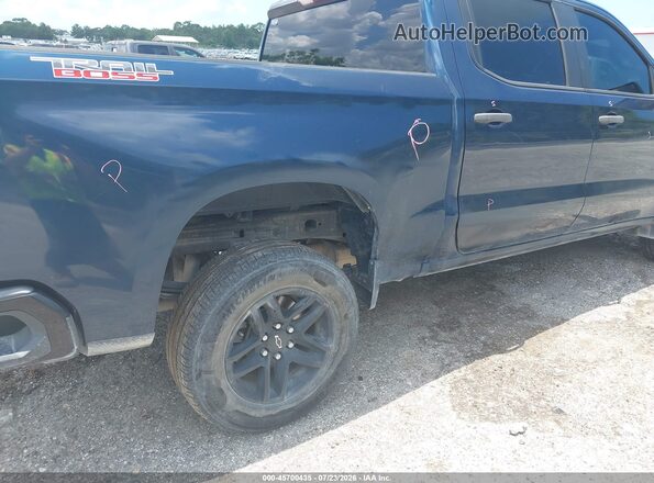 3GCPYCEF1KG140773 2019 CHEVROLET SILVERADO Dark Blue Вид спереду