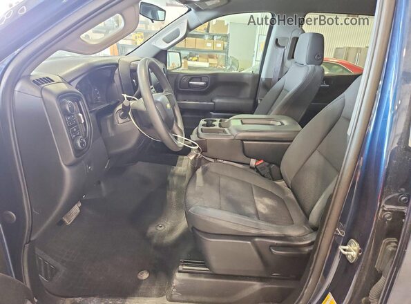 3GCPYCEF1LG354261 2020 CHEVROLET SILVERADO Синий Вид салона спереди