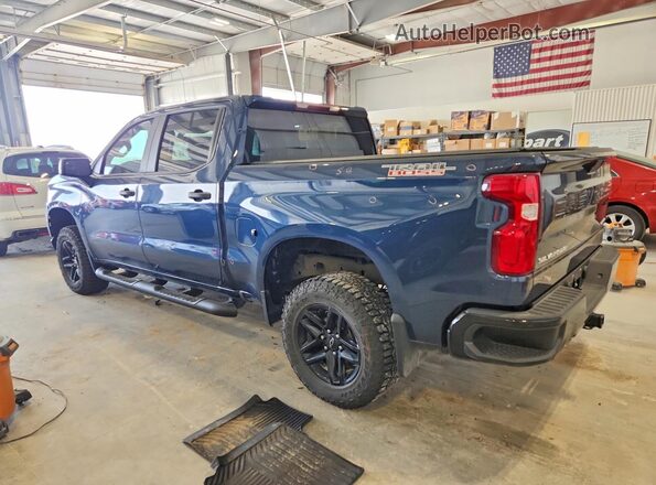 3GCPYCEF1LG354261 2020 CHEVROLET SILVERADO Синий Задняя левая четверть