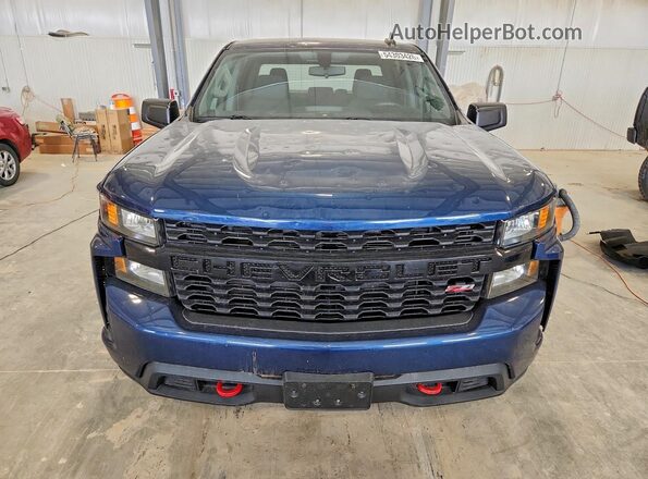 3GCPYCEF1LG354261 2020 CHEVROLET SILVERADO Синий Вид спереди