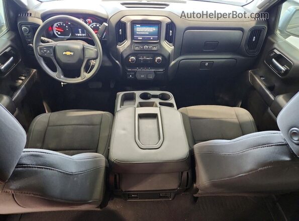 3GCPYCEF1LG354261 2020 CHEVROLET SILVERADO Синий Вид панели приборов