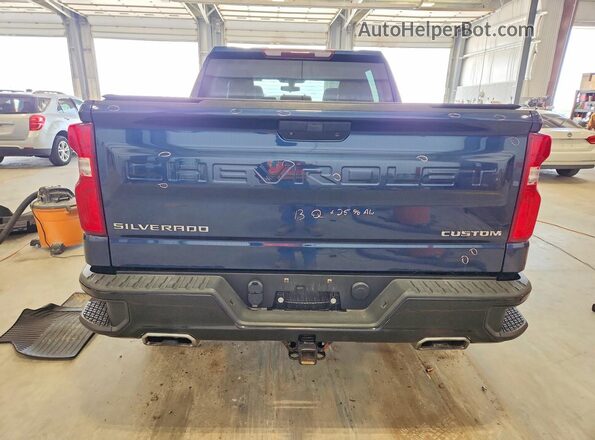 3GCPYCEF1LG354261 2020 CHEVROLET SILVERADO Синий Вид сзади