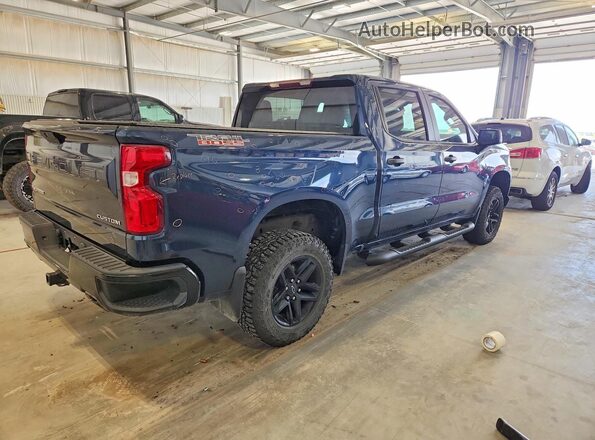 3GCPYCEF1LG354261 2020 CHEVROLET SILVERADO Синий Задняя правая четверть