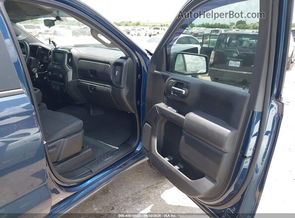 3GCPYCEF1LG441190 2020 CHEVROLET SILVERADO Blue Front interior view