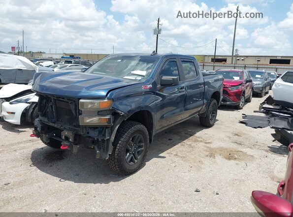 3GCPYCEF1LG441190 2020 CHEVROLET SILVERADO Blue Front left