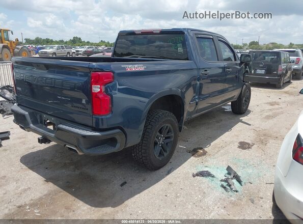 3GCPYCEF1LG441190 2020 CHEVROLET SILVERADO Blue Rear right