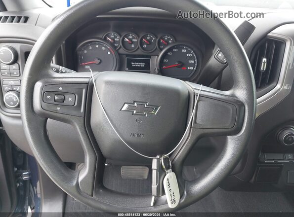 3GCPYCEF1LG441190 2020 CHEVROLET SILVERADO Blue Dashboard view