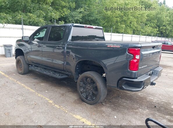 3GCPYCEF2KG142726 2019 CHEVROLET SILVERADO Gray Trasero izquierdo