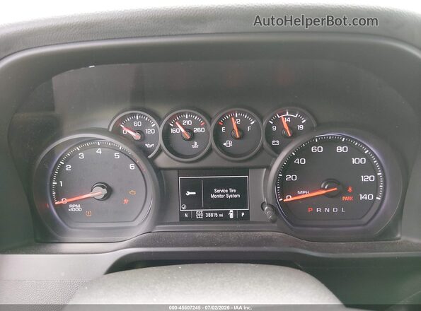 3GCPYCEF2LG208399 2020 CHEVROLET SILVERADO White უკანა სავარძლების ხედი