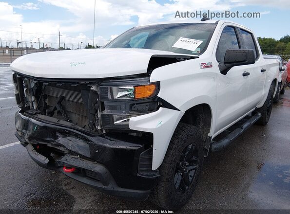 3GCPYCEF2LG208399 2020 CHEVROLET SILVERADO White წინა მარცხენა ხედი სამი მეოთხედიდან
