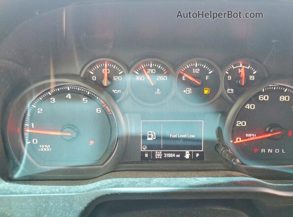 3GCPYCEF3LG275528 2020 CHEVROLET SILVERADO Charcoal Vista del cuadro de instrumentos