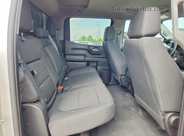 3GCPYCEF6LG437703 2020 CHEVROLET SILVERADO Silver უკანა სავარძლების ხედი