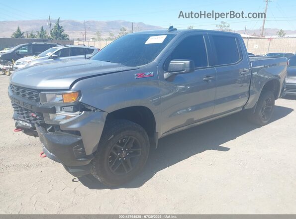 3GCPYCEF6MG288081 2021 CHEVROLET SILVERADO Gray Vista tres cuartos delantera izquierda